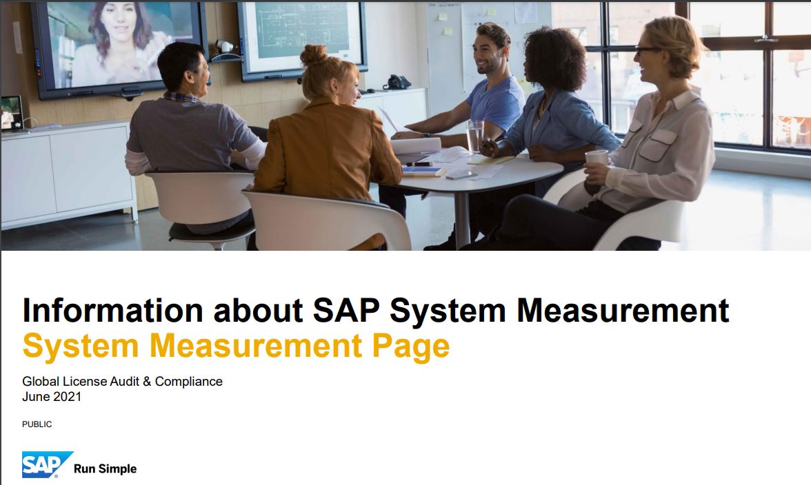 Information about SAP System Measurement
